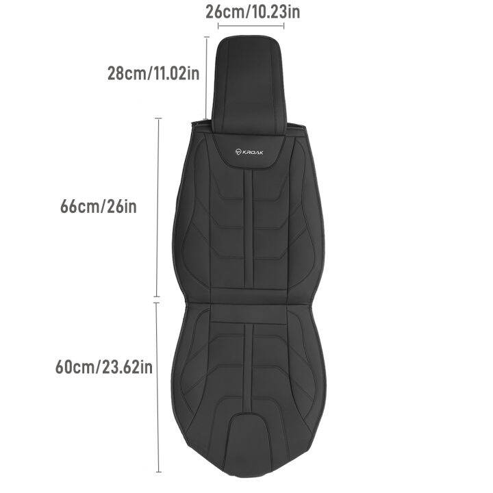 2ชิ้นตัวป้องกันเบาะหมอนหนุนคอหนัง-pu-ฝาครอบเบาะนั่งหน้ารถกันน้ำอเนกประสงค์