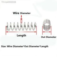 ❧☫✑ 10pcs Wire Diameter 0.6mm Stainless Steel Micro Small Compression Spring OD 5mm/6mm/7mm/8mm/9mm/10mm/12mm/ Length 10-50mm