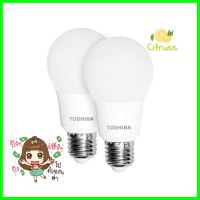 หลอด LED TOSHIBA A60 8 วัตต์ E27 DAYLIGHT แพ็ก 2 ชิ้นLED BULB TOSHIBA A60 8W E27 DAYLIGHT 2PCS **สามารถออกใบกำกับภาษีได้ค่ะ**