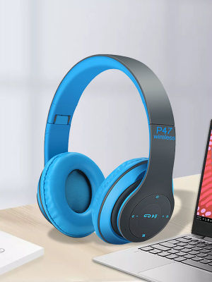 【ส่งจากไทย】หูฟังบลูทูธ หัวติดตั้งชุดหูฟังบลูทู ธ ไร้สาย 5.0 ทำให้มีสีสันแสงเย็นไมโครโฟนในสาย กีฬาวิ่ง Headphones