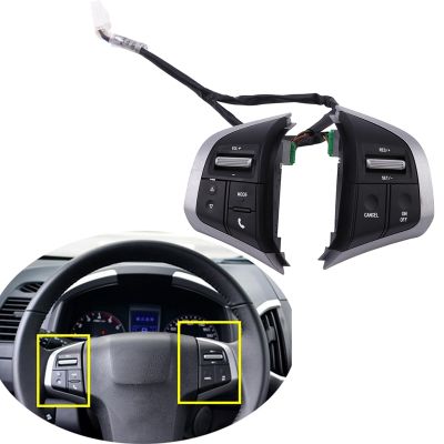 Multifunction Steering Wheel Audio Control Button Switch Cruise Speed Control for Isuzu D Max Mux for Chevy Trailblazer