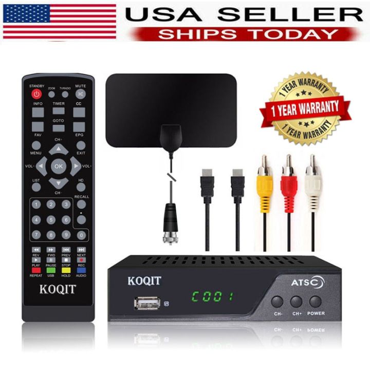 North America Digital Converter Box ATSC Tuner Tv Receiver Decoder Set Top  Box