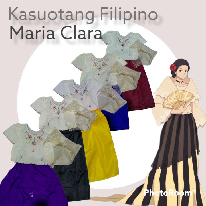 1LIIMOCA'S NEW FILIPINIANA ATTIRE/MARIA CLARA | Lazada PH