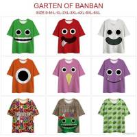 Ag เสื้อยืดแขนสั้นลําลอง คอกลม พิมพ์ลายเกม Garten Of Banban 3D ทรงหลวม พลัสไซซ์ แฟชั่น