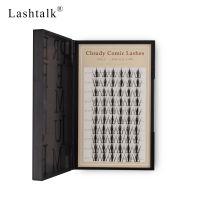 Lashtalk 60กลุ่มขนตาสำหรับต่อขนตาการ์ตูนเมฆมาก10เส้น11-12มม. จาก Nagaraku Segmented ปริมาตรเบาธรรมชาติ Peralatan Rias บรรจุภัณฑ์ด้านนอกพรีเมี่ยม