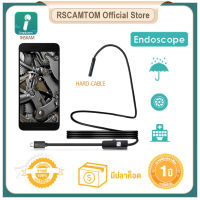 Rscamtom Type-c USB Endoscope Camera 5.5 มม. 1/2 / 5 เมตรสายแข็ง TypeC Android Camera PC โทรศัพท์มือถือ Android กล้องส่องกล้องท่อ Borescope ตรวจสอบ