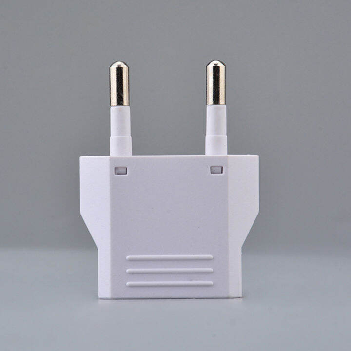 {S1HOOP} American China To EU Europe Travel Power Plug Adapter 6A 2 pin