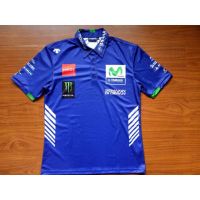 Mans polo Yamaha Monster energy Superbike Polo Shirt Blue Polyester Quick Dry（Contact the seller, free customization）