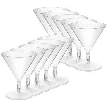 Disposable martini online glasses