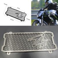 ♗❄♤สำหรับ KAWASAKI Z650 2017-2021 Z-650 2020 2019 2021รถจักรยานยนต์เหล็กสแตนเลสแผงติดหม้อน้ำรถมอเตอร์ไซค์ที่ป้องกันหม้อน้ำฝาครอบปกป้องป้องกัน