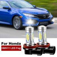 2x Led ไฟตัดหมอก H11 H8สำหรับ Honda Accord 7 8 9 Cr-V 3 4 5 Fit Jazz Crz Fr-V-V-Insight Legend Pilot Ridgeline