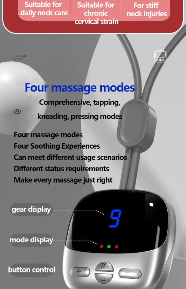 Rechargeable Electric Neck EMS Pulse Massager – Endurance Gear