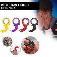 Keychain Fidget Spinner Anti Anxiety Bottle Opener Key Childrens Accessories Fidget Chain Toys D0W2