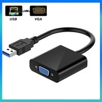 USB 3.0ไปยังตัวแปลงวีจีเอ USB ไปยัง VGA การ์ดวิดีโอกราฟิกสายเคเบิลภายนอกอะแดปเตอร์สำหรับพีซีแล็ปท็อป