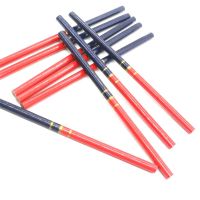 【✱2023 HOT✱】 shen1817474 10ชิ้น/เซ็ตสีน้ำเงินและสีแดงลวดกลมช่างไม้ดินสอสำหรับงานไม้19qb ปากกามาร์กเกอร์หลัก