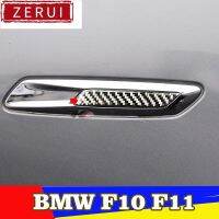 ZR สำหรับ Fo BMW F11 F10คาร์บอนไฟเบอร์ Refit สติกเกอร์รถหัวเกียร์ทิศทางไฟ5 Series