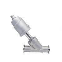 1/2" 3/4" 1 inch 304 Stainless Steel Pneumatic Quick-install Angle Seat Valve 16bar Angle Seat Valve PTFE Sealing