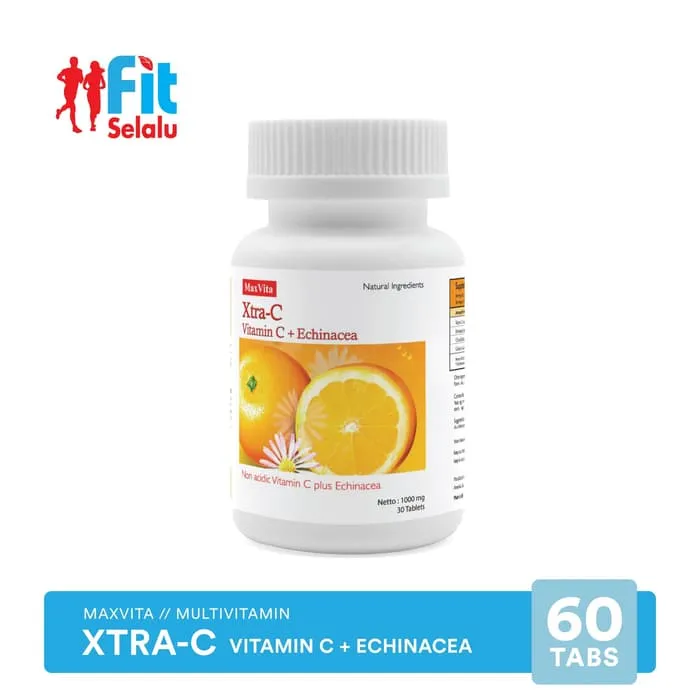 Xtra C With Echinacea, Imun, Daya Tahan Tubuh, Energi, 60 Tablet Lazada Indonesia