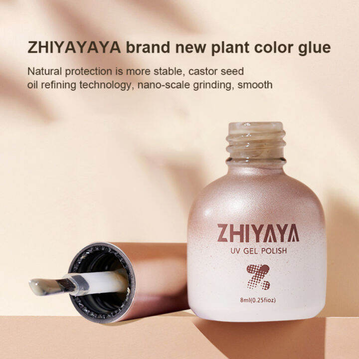 lamart-store-zhiyaya-24สี-ยาทาเล็บสีใส-เล็บเจลลี่พี-โอลิชสีใสกาวเล็บนู้ดเจลเจลเคลือบเล็บใสสีใสสำหรับทำเล็บเจลยูวีแบบกึ่งถาวรให้เล็บหายไป