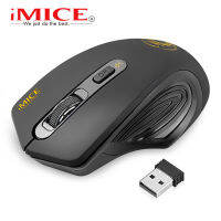 เมาส์ไร้สาย USB เมาส์คอมพิวเตอร์ Silent Ergonomic Mouse 2000 DPI Optical Mause Gamer Noiseless Mice ไร้สายสำหรับ PC แล็ปท็อป