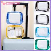 3GGINEII คุณภาพสูง Beauty Case Make Up Pouch กระเป๋า PVC เคสแต่งหน้าแบบใส ที่วางเครื่องสำอางเสริมสวย Travel Organizer