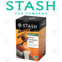 ชาดำไม่มีคาเฟอีน STASH Decaf Pumpkin Spice ชาเครื่องเทศฟักทอง 18 tea bags ชารสแปลกใหม่ นำเข้าจากประเทศอเมริกา พร้อมส่ง