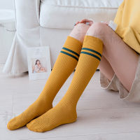 【cw】 Meilaoshi Knee Socks Children Spring and Autumn Mid-Calf Length Korean Mid-Calf Length Socks Autumn and Winter Thin Calf Students Japanese Style Stockings ！