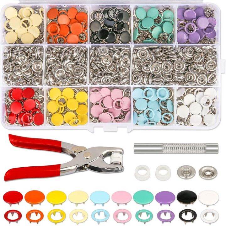Fiveclaw Buckle + Hand Clip Tool Metal Snap Sewing Buttons Hollow