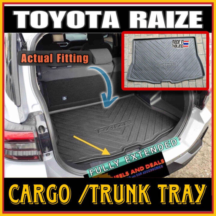 TOYOTA RAIZE 2022-2023 TRUNK/CARGO TRAY MATTING (raize accessories ...