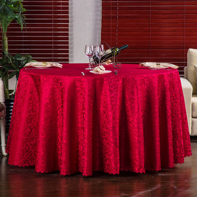（HOT) ผ้าปูโต๊ะโรงแรมผ้าปูโต๊ะร้านอาหารผ้าปูโต๊ะอาหารสไตล์ยุโรปโต๊ะกลมขนาดใหญ่ดอกไม้และโต๊ะกลม