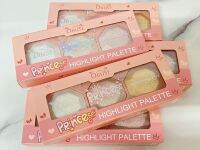 Obuse princess highlight palette ไฮไลท์เนื้อชิมเมอร์ สวย เกลี่ยง่าย