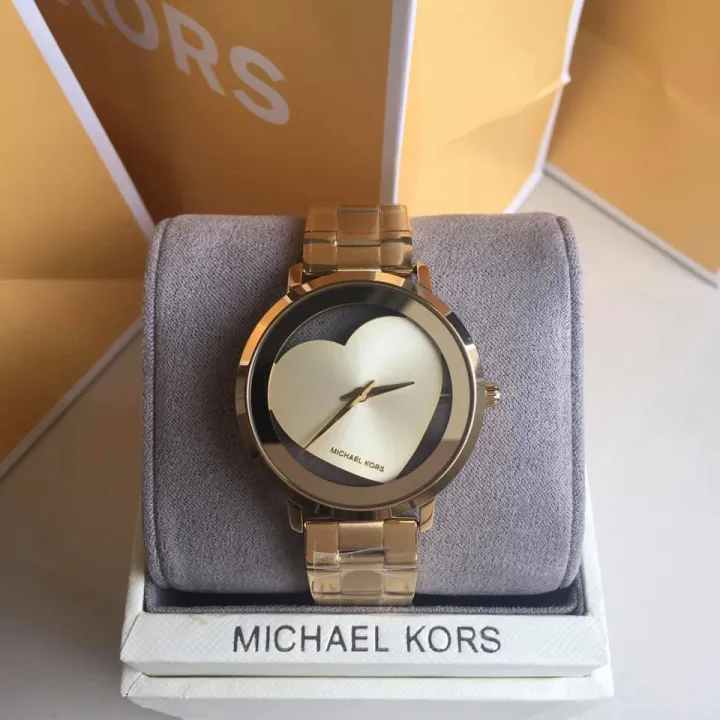 Casual Wear Michael Kors Men Golden Analog Watch