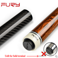 8 "บิลเลียดคาร์บอนไฟเบอร์สีดำเทคโนโลยี ABS อลูมิเนียม Extender Extension Rod เชื่อมต่อกับ PREDATORPOISONMEZZFURY