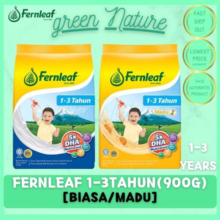 Fernleaf 13 Years (Biasa/Madu) (900g)Milk Powder for Children Lazada