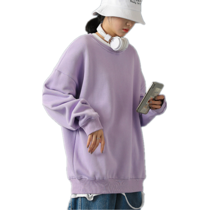 women-korean-long-sleeves-sweater-pure-color-oversized-thick-sweaters