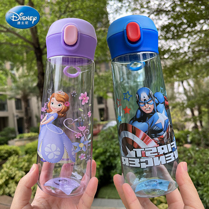 disney-children-s-water-cup-summer-student-sports-ขวดน้ำแบบพกพาสำหรับโรงเรียน-drop-proof-ถ้วยดื่มตรงสำหรับเด็กหญิงและเด็กชาย