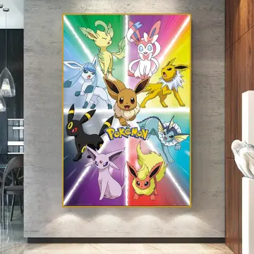 Poster Pokémon - Eevee Evolutions