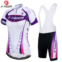 X-Tiger Pro ผู้หญิงชุดกีฬาสำหรับปั่นจักรยาน MTB ชุดปั่นจักรยานผู้หญิงแข่งชุดใส่ปั่นจักรยาน Ropa Ciclismo ชุดปั่นจักรยานเสื้อเจอร์ซีย์นักปั่นชุด