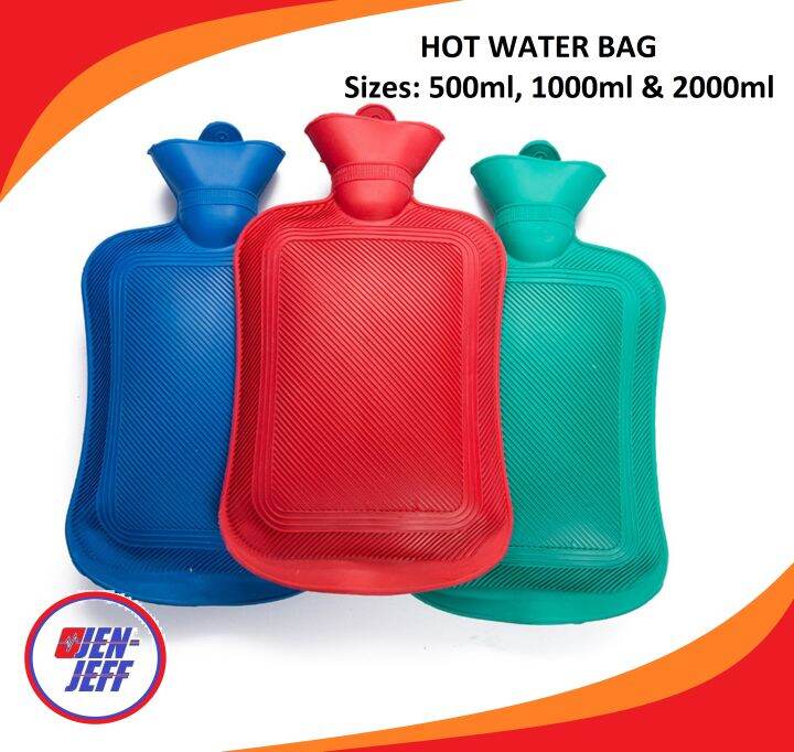 Hot Water Bag Rubber Medical Hot Water Bag First Aid Kit Hot Water Bag Size 500ml 100ml And