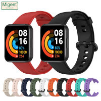 Migeet สายซิลิโคนสำหรับ Redmi Watch 2/2 Lite สายรัดข้อมือสายนาฬิกาเปลี่ยนได้สำหรับ Redmi Horloge 2