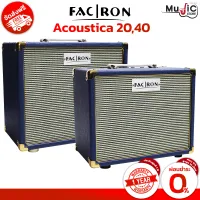 แอมป์กีต้าร์โปร่งไฟฟ้า Facron Acoustica 20-40 เชื่อมต่อบลูทูธได้ ( รับประกัน1ปี )