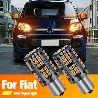 2pcs LED Turn Signal Light Blub Lamp PY21W 7507 BAU15S Canbus No Error For Fiat Croma Ducato Idea Panda 2004-2019 Punto SienaSignal Light Assemblies P