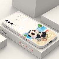 【cold noodles】    Happy Panda เคสโทรศัพท์สำหรับ VIVO Y20 Y20i Y20S Y12S Y30 Y33S Y12 Y15 Y17 Y19 Y21 S1 Pro Y91 Y93 Y95ปลอกซิลิโคน