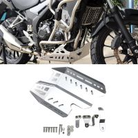 แผ่นกันลื่นสีเงินสำหรับฮอนด้า CB500X CB 500X CB400X 2019 2020 2021เครื่องยนต์มอเตอร์ไซค์