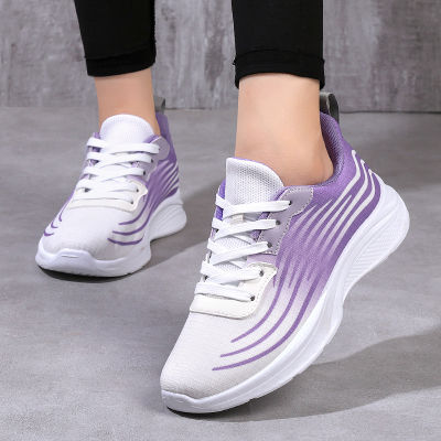 Womens Shoes 2023 Summer New Mesh Shoes Breathable Casual Versatile Flying Shoes Soft Bottom Running Shoes Sneakers Women