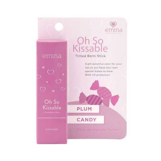 Emina Oh So Kissable Tinted Lip Balm Plum Candy Lazada Indonesia