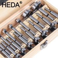 【hot】¤℗  10-50mm 15Pcs/Set Forstner Carbon Boring Bits Woodworking Centering Hole Saw Tungsten Carbide Cutter Tools Set