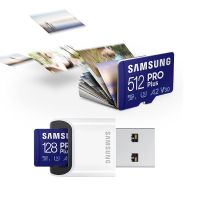 Samsung โปรพลัส Microsdxc Ush-1แฟลชไมโครการ์ด Sd เมโมรี่โทรศัพท์ Tf/U3/4K การ์ด128Gb/256Gb/512Gb V30/A2/C10สำหรับ