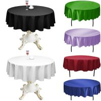 Polyester Table Cover Stretcher Round Tablecloths Weddings - 57 Round Tablecloth - Aliexpress