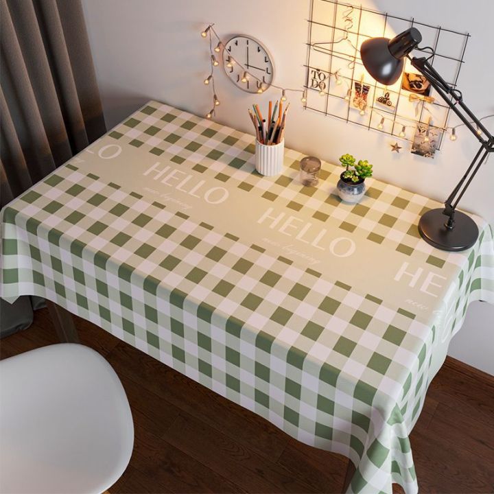 hot-โต๊ะเรียบง่าย-ins-โต๊ะเรียนผ้าเน็ตแดงน่ารักญี่ปุ่นสี่เหลี่ยมโต๊ะกาแฟผ้าปูโต๊ะผ้าปูโต๊ะป้องกันสิ่งสกปรกผ้าปูโต๊ะ
